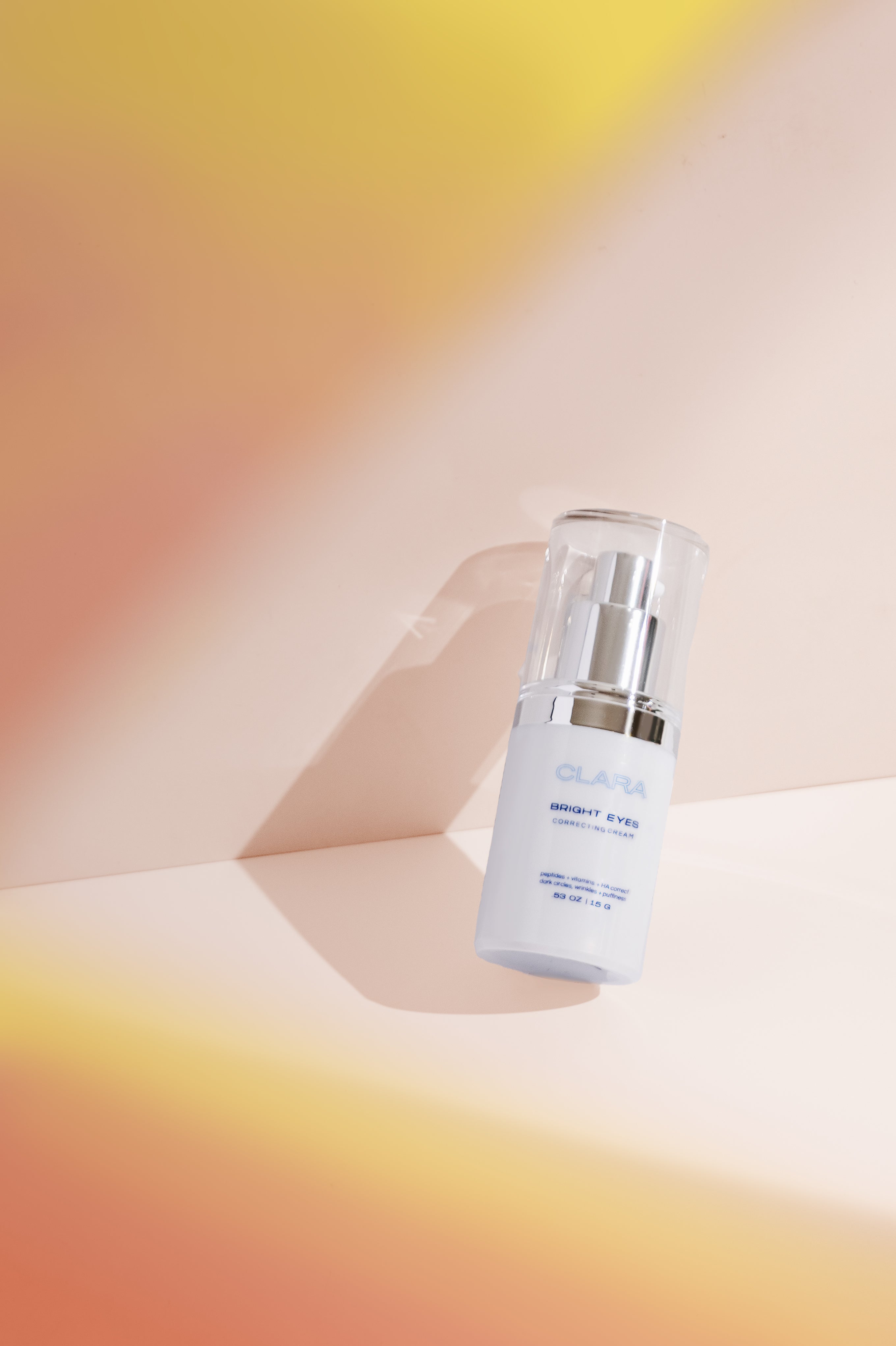 Bright Eyes Correcting Cream: peptides + vitamins + HA correct dark circles, wrinkles + puffiness