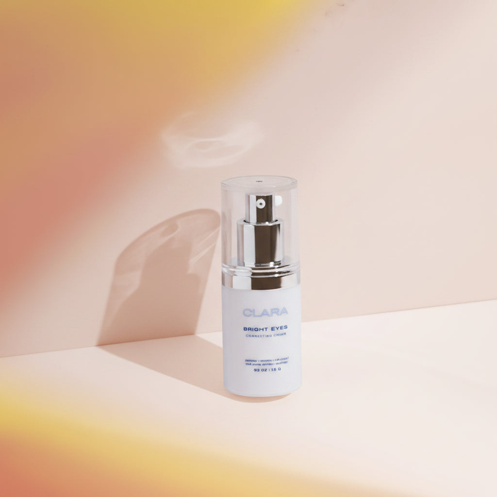 Bright Eyes Correcting Cream: peptides + vitamins + HA correct dark circles, wrinkles + puffiness