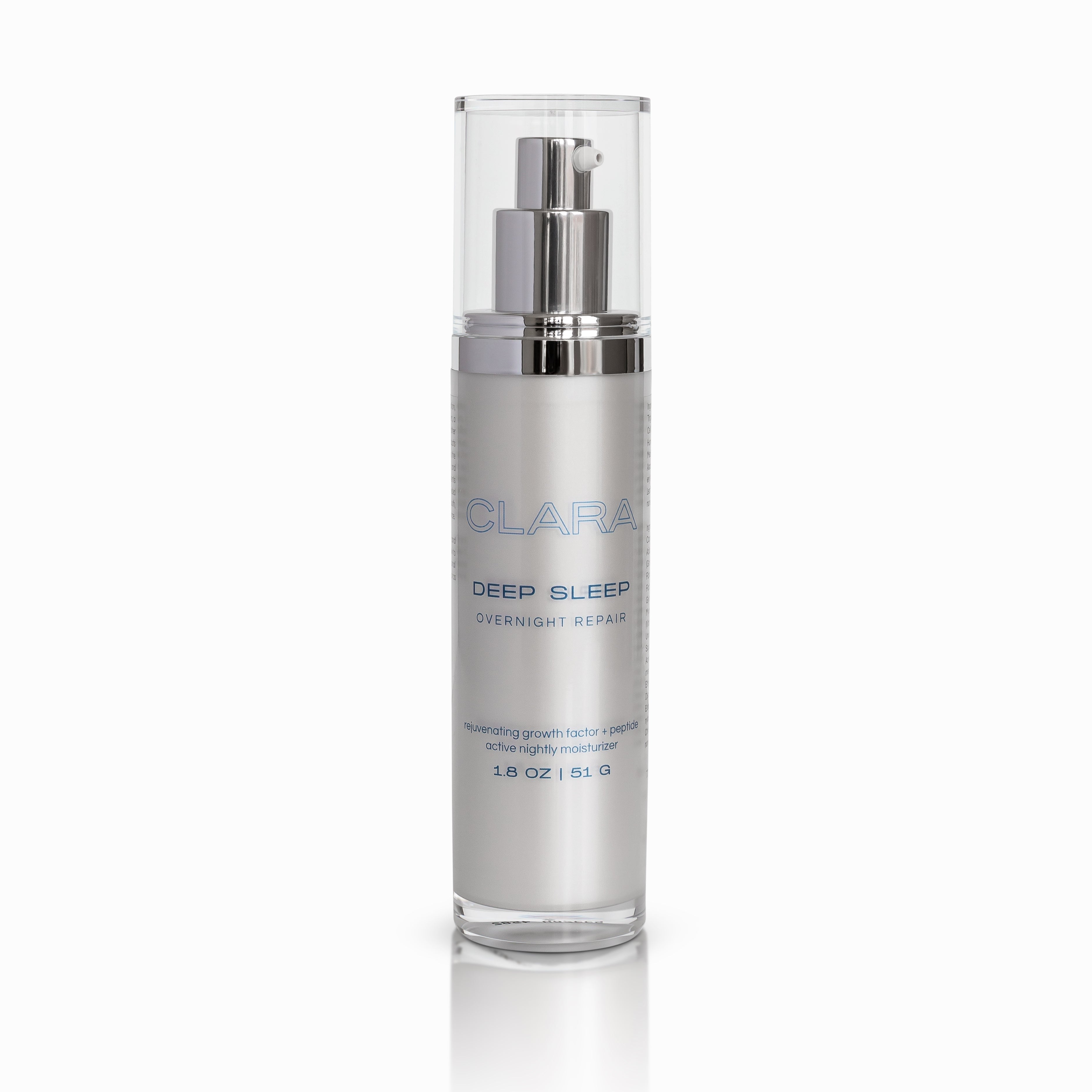 Deep Sleep Moisturizer: Human growth factors, peptides, and antioxidants work together to combat signs of aging