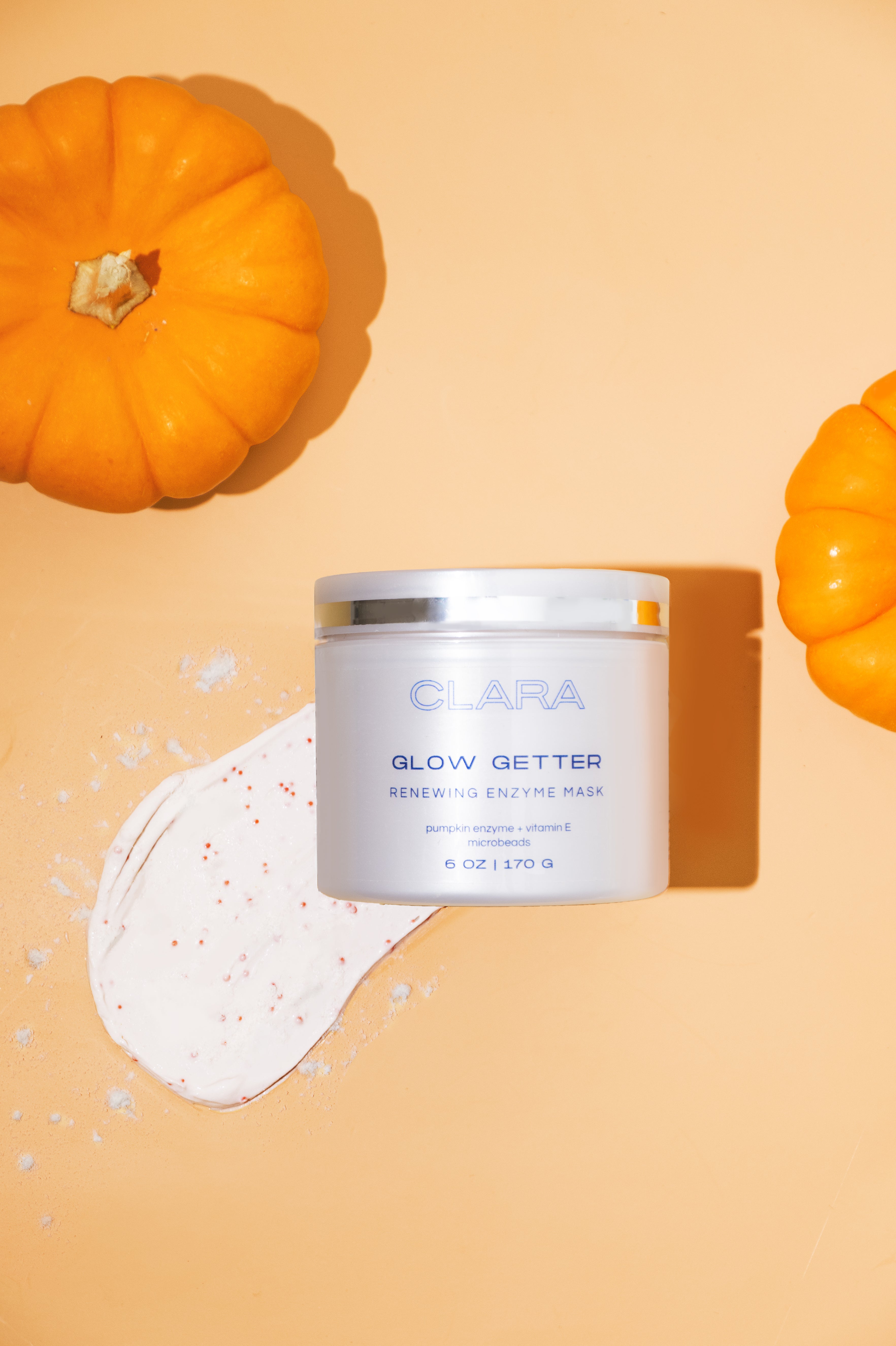 Pore refining pumpkin enzyme mask for deep cleaning and purifying the skin 